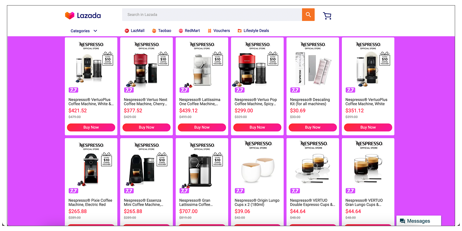 Lazada_Nespresso